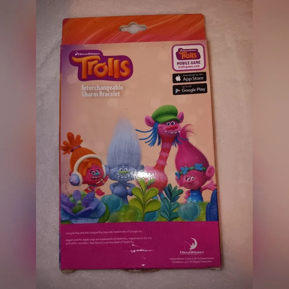 Dreamworks Trolls Interchangeable Charm Bracelet